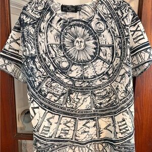 Evil Twin Navy and White Blouse